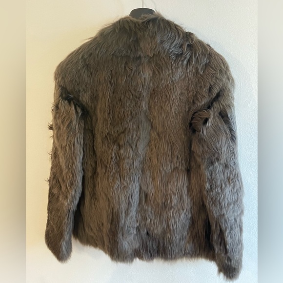 NWT Helmut Lang M fur and Alpaca coat - Picture 3 of 7